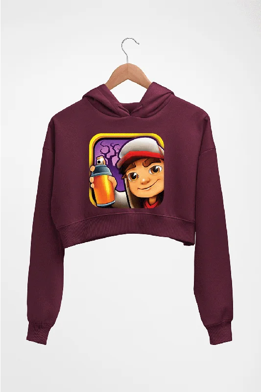 Subway Surfers Crop HOODIE FOR WOMEN