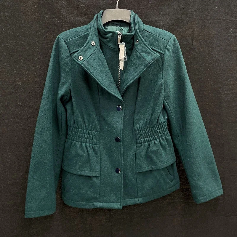 NWT Wmns NEW YORK & COMPANY Wool Blend Dark Green Jacket Sz M MSRP$129.95