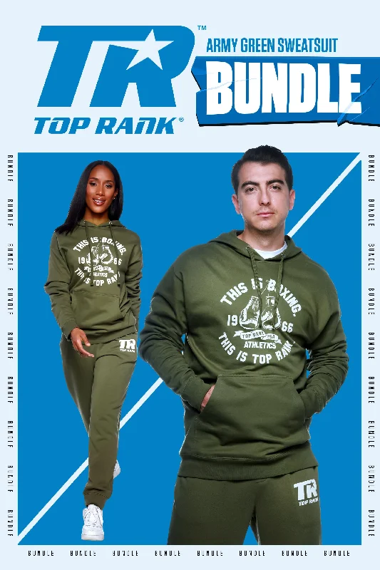 Army Green Sweatsuit Bundle