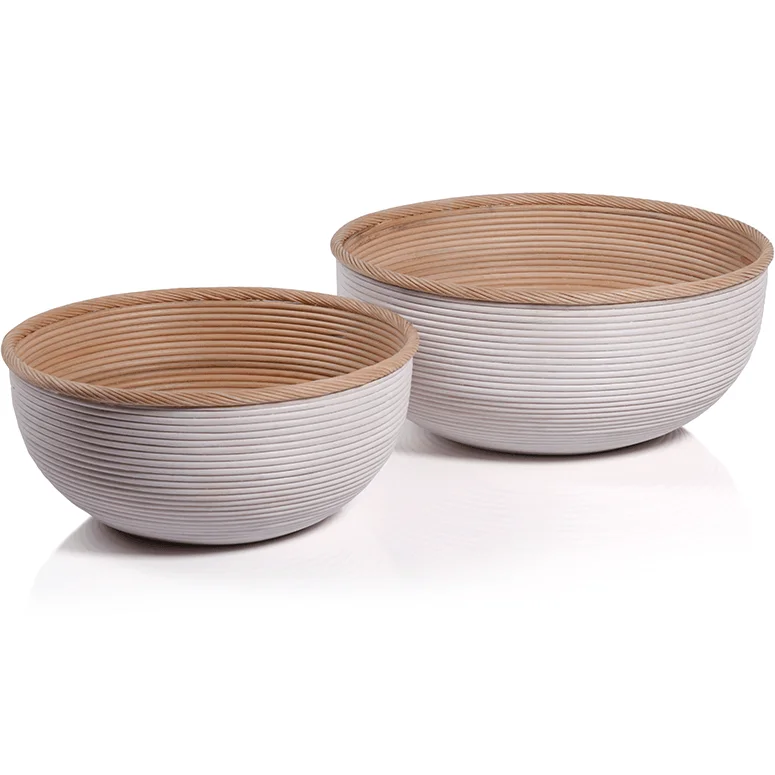 Sedna Rattan Bowls, Set of 2