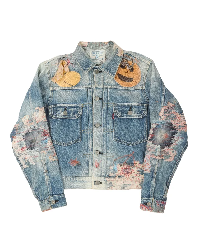 Levi's Type 2 Patchwork Denim Jacket