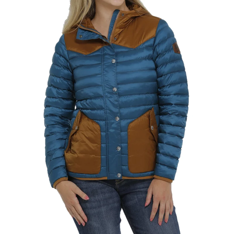 Cinch® Ladies  Teal Full Zip Jacket MAJ9853001