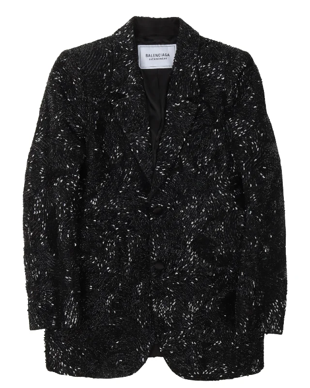 Eveningwear "YE24" Sequin Embellished Blazer