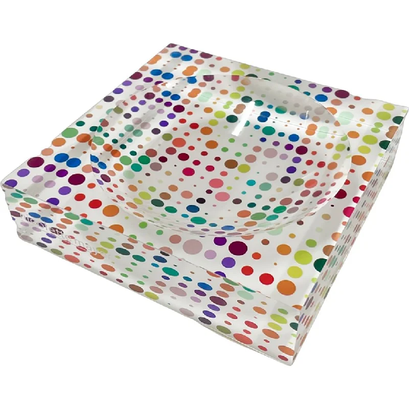 Mod Confetti Acrylic Candy Catchall Dish 6x6