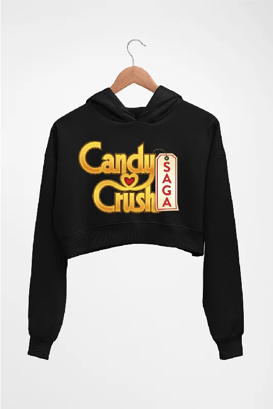 Candy Crush Crop HOODIE FOR WOMEN