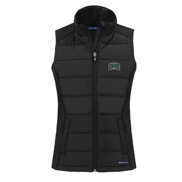 Ohio Bobcats Women's Cutter & Buck Evoke Vest