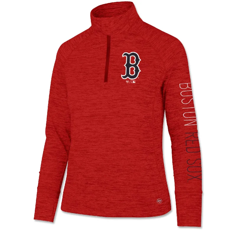 Ladies 47 Forward Impact 1/4 Zip - Red