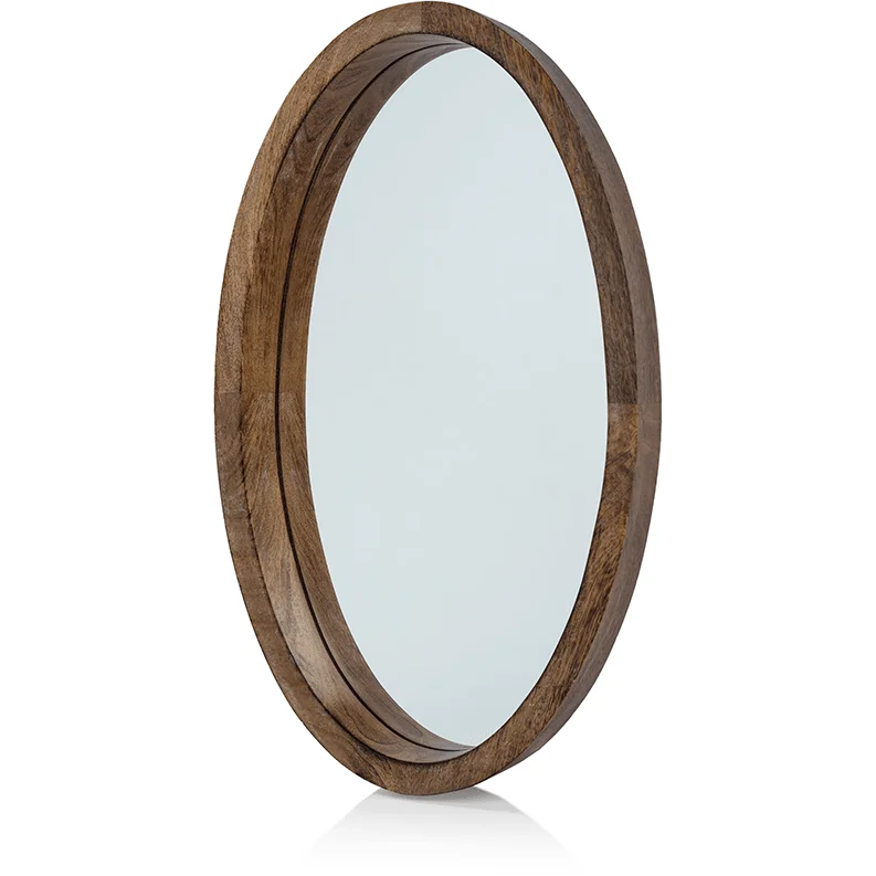 Legacy Oval Mango Wood Wall Mirror / Tray