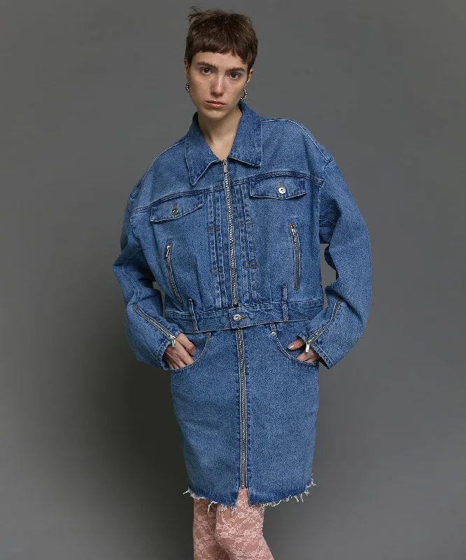 【SALE】Multiway Denim Coat