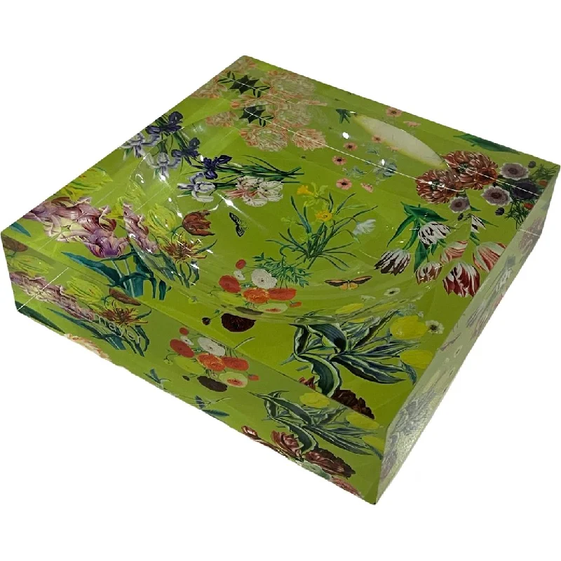 Flora Fauna Fontana Acrylic Candy Catchall Dish 6x6