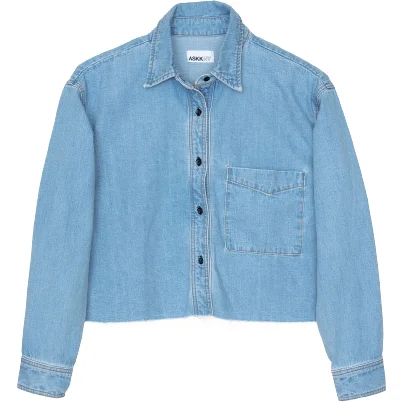 CROP DENIM SHIRT