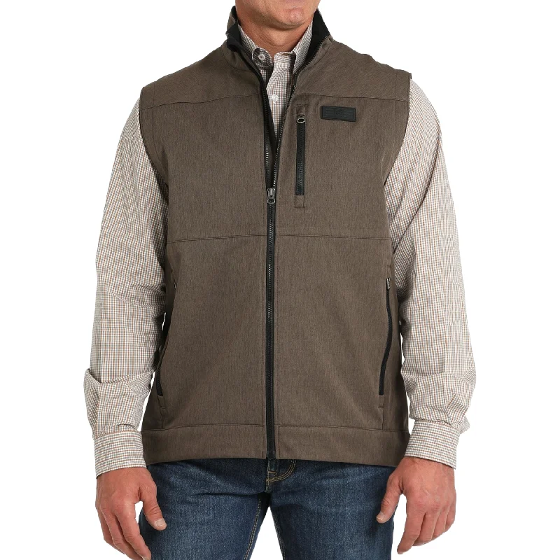 Cinch Mens Brown Bonded Vest MWV151520X