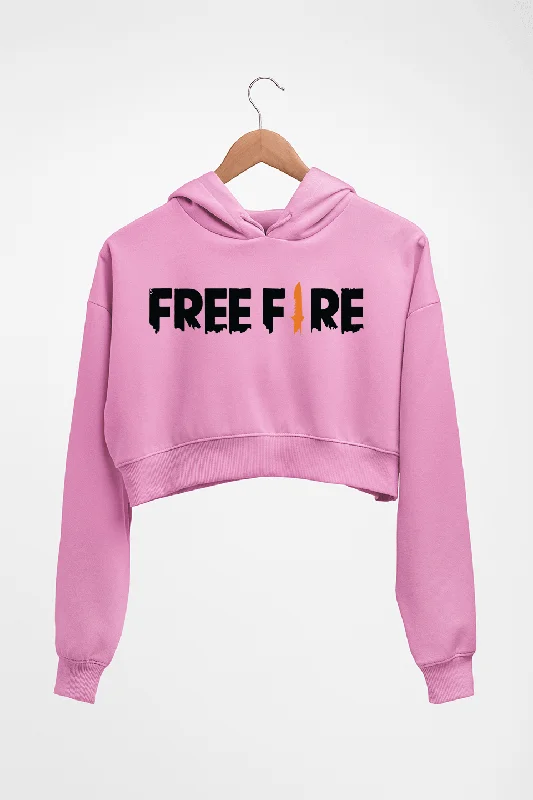 Free Fire Crop HOODIE FOR WOMEN