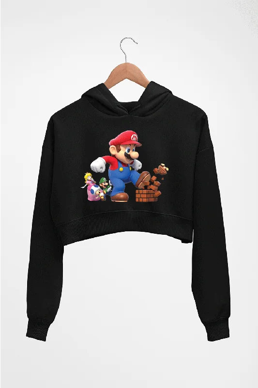 Mario Crop HOODIE FOR WOMEN