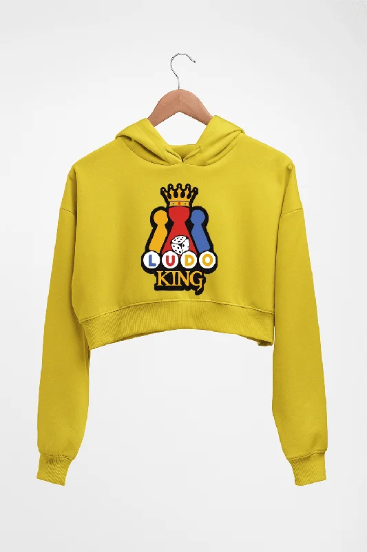 Ludo King Crop HOODIE FOR WOMEN